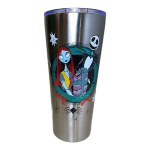 Nightmare Before Christmas Jack and Sally Stainless Steel Tumbler Wreath Limited